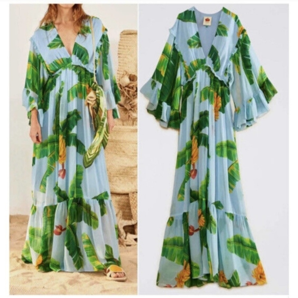 NWT Farm Rio Banana Maxi Size M
